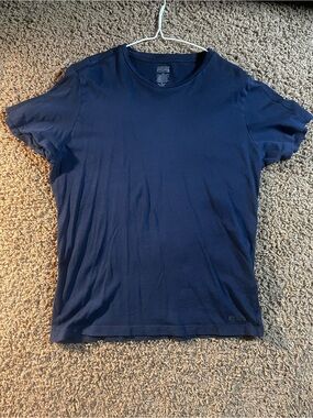 Diesel Navy Blue Short Sleeve Crewneck T-Shirt